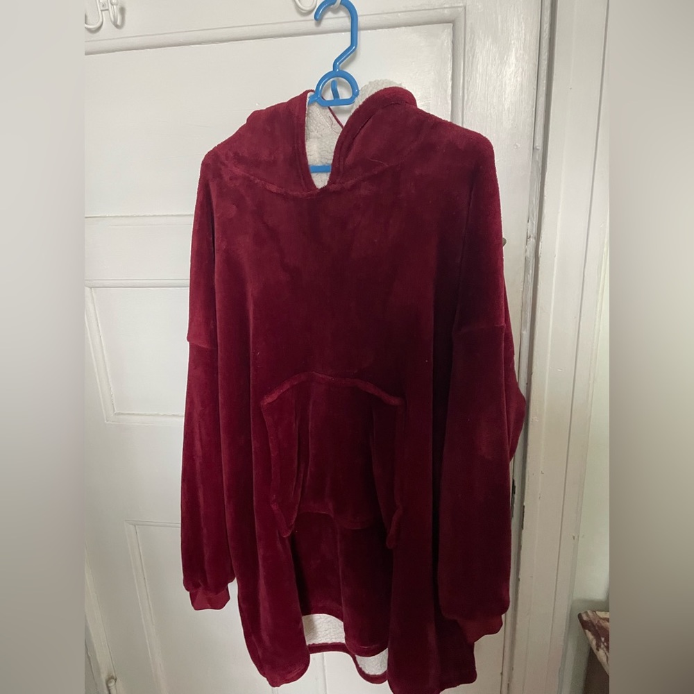 Adult hoodie blanket